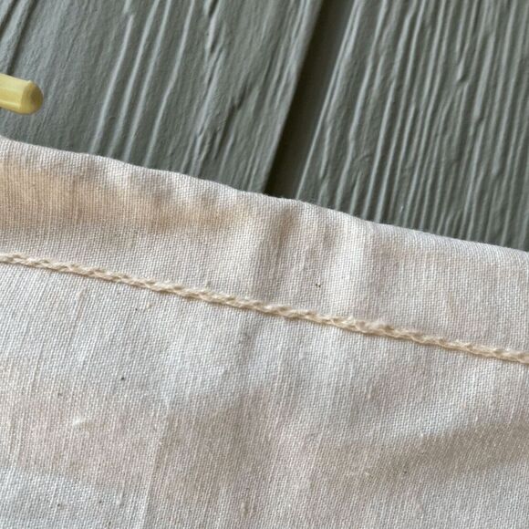 Vintage RAID! Bug Out to the Beach Canvas Drawstring Bag 80s Promo 18"x11" - Picture 8 of 11